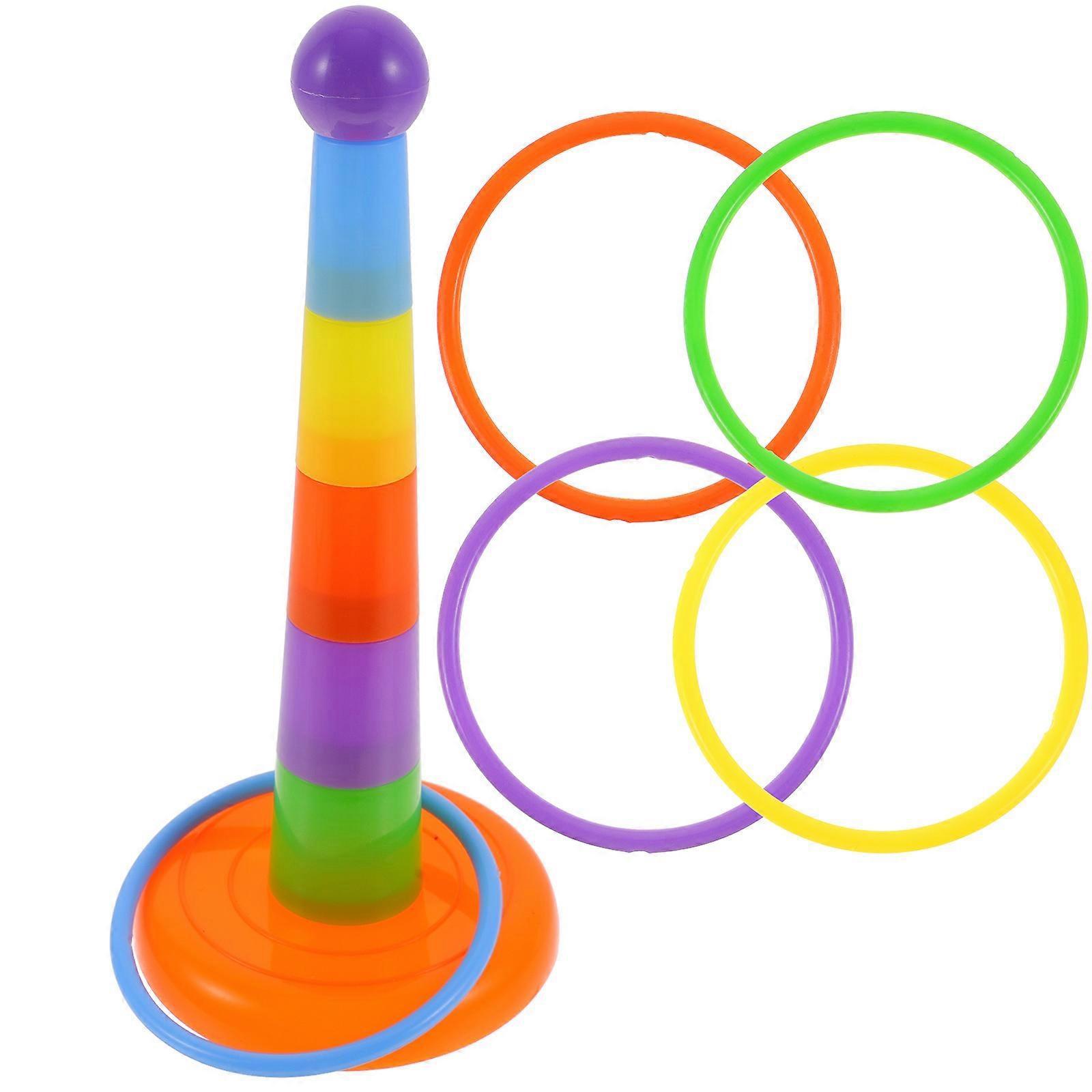Interactive Parrot Ring Toss for Small Birds – Promotes Exercise & Skill Development for Cockatiels, Parakeets & African Greys – Random Color