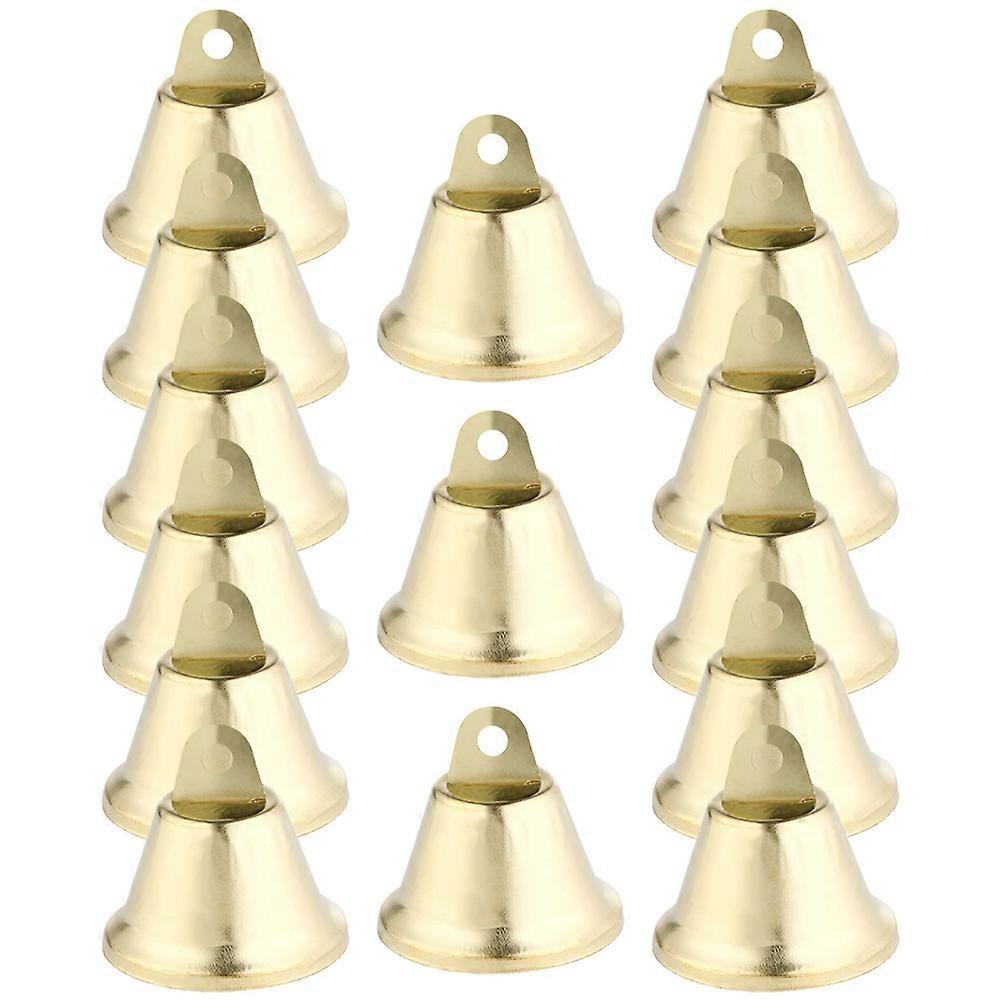 36Pcs Metal Christmas Bell Pendants Bell Shape Ornaments Ideal for Christmas Tree and Family Gatherings
