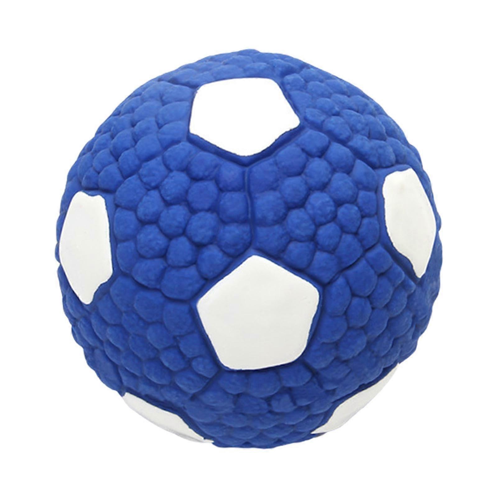 Squeaky Dog Balls, Indestructible Rubber Chew Ball for Puppies, Durable Fetch Toy, Assorted Colors