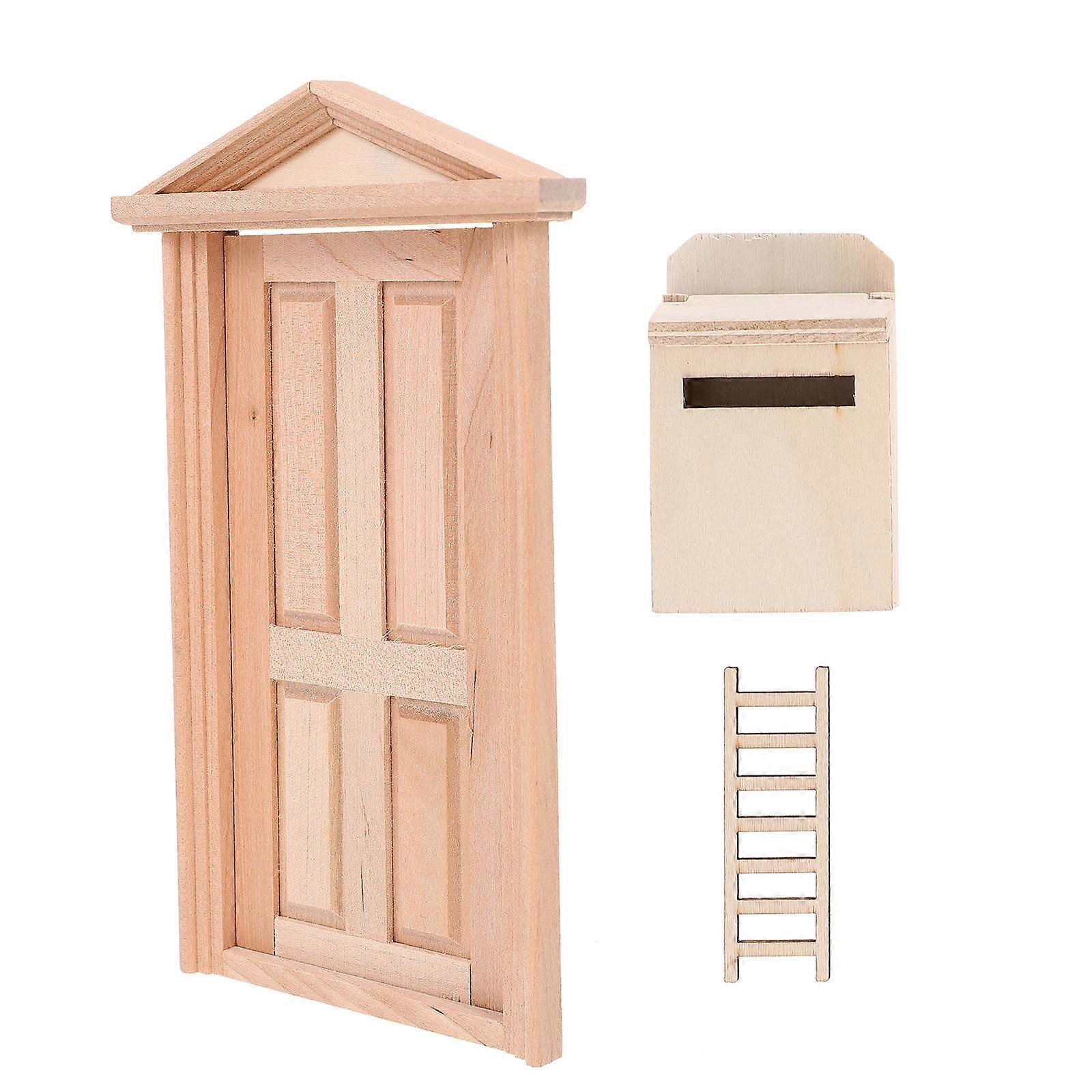 دمية توريد باب مصغر للعبة بيت خلق بني فاتح 1 مجموعة