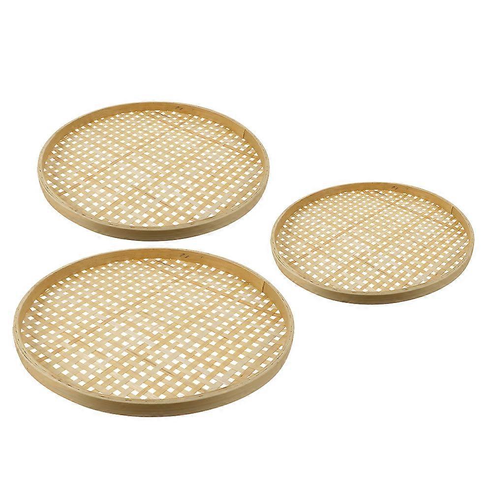 Woven Dustpan Set in Assorted Colors for Home Storage Use Made of Synthetic Material 3 Pieces