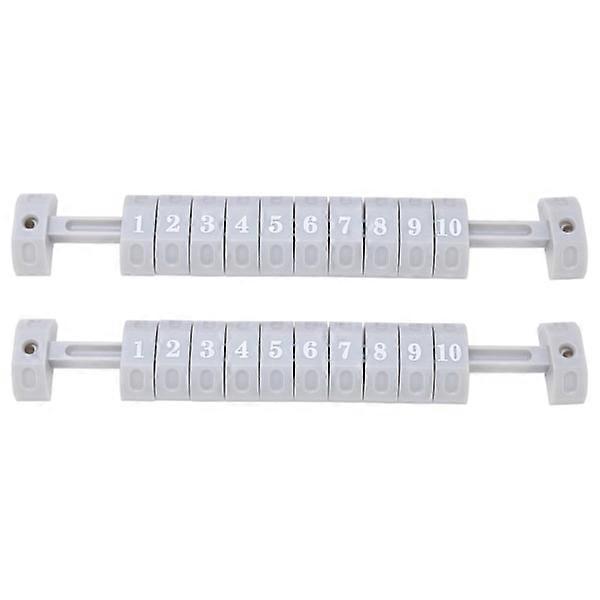 2 Pcs Table Football Score Keeper with 10 Numbers, Scoreboard for Standard Foosball Table