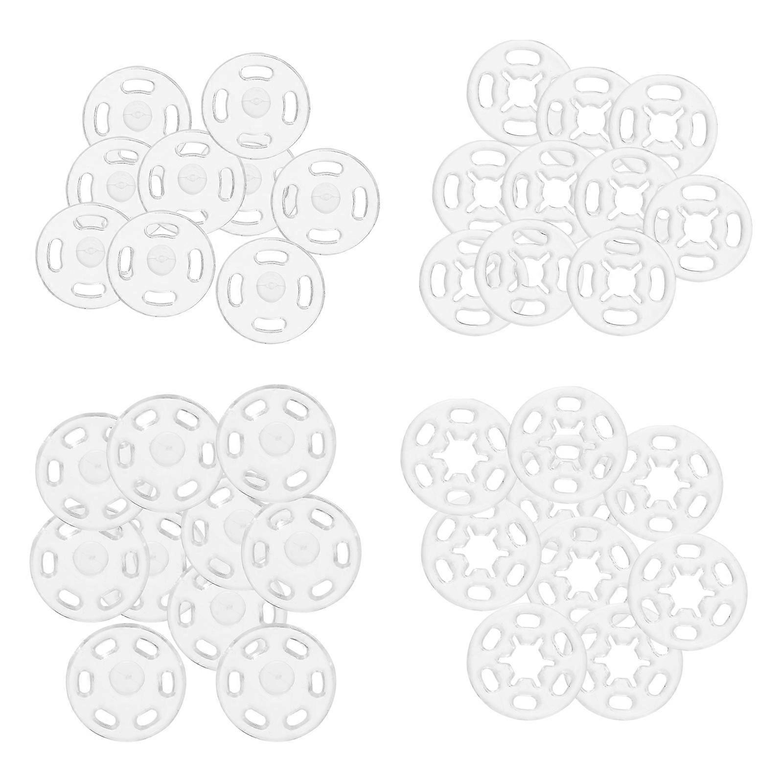 Plastic Snap Fasteners, Ideal for DIY Clothes and Craft Projects, Strong Hold