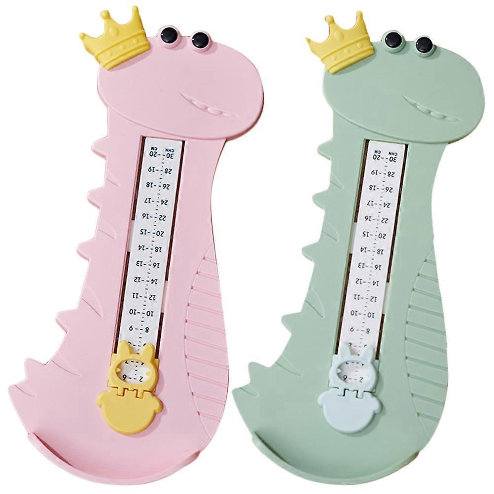 Baby Foot Measuring Device with Size Chart for Accurate Shoes Size Measurement Plastic Assorted Color