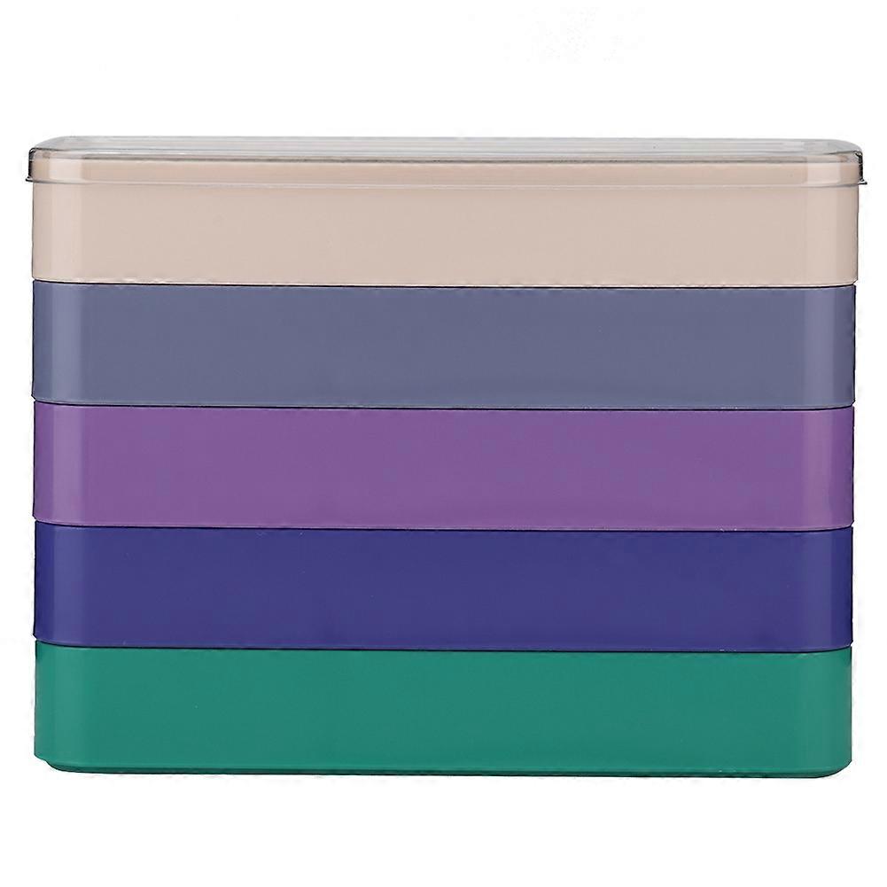 5 Layer Watch Parts Storage Box Watch Tool for Screw Component Movement Hardware Part(Rectangle