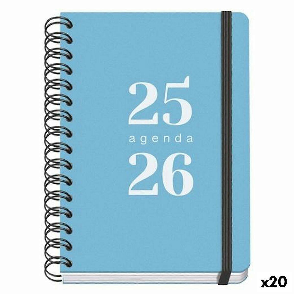 Diary DOHE GRAMMAR Blue A5 150 x 210 mm 2025-2026 (20 Units)
