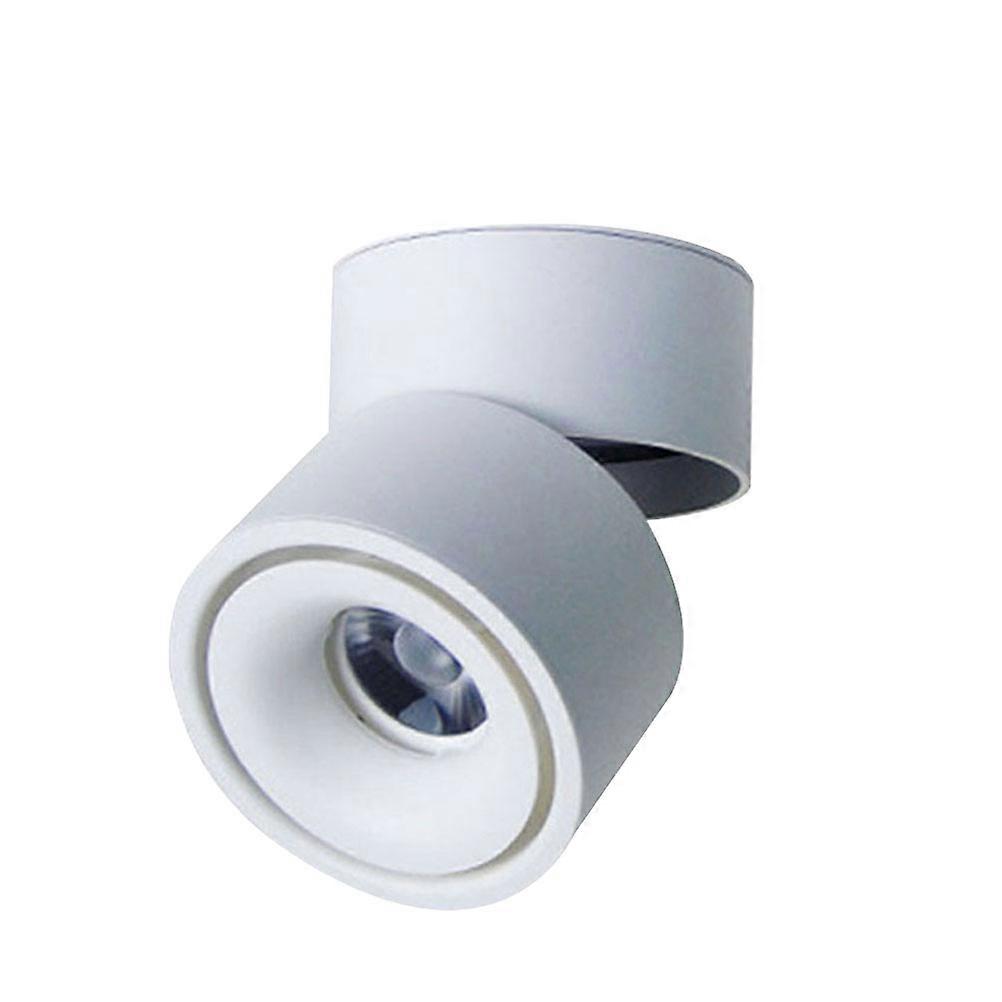 Adjustable LED Ceiling Spot Light Safe Durable with Thickened Radiator for Home Lighting Use White 7W