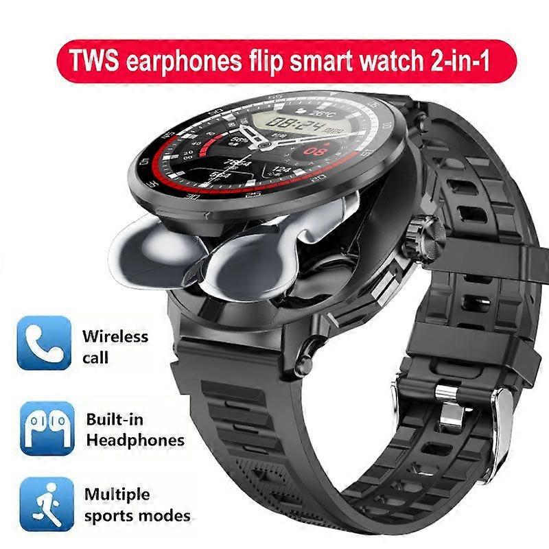 D11 smartwatch tws earphones two-in-one health monitoring NFC multi-function