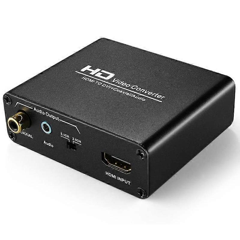HDV-339 HDMI to DVI + Digital Coax / Analog Stereo Audio Converter Adapter