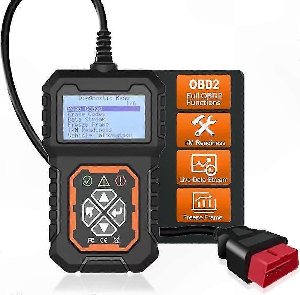 OBD2 Scanner Tool for Car Diagnostics and Reading