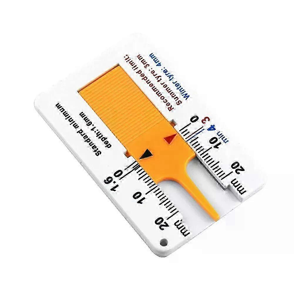 Exquisite Tyre Tread Depth Depthometer Car Wheel Tread Depthometer Tread Ruler Wheel Measure Tool Plastic Measure Tool