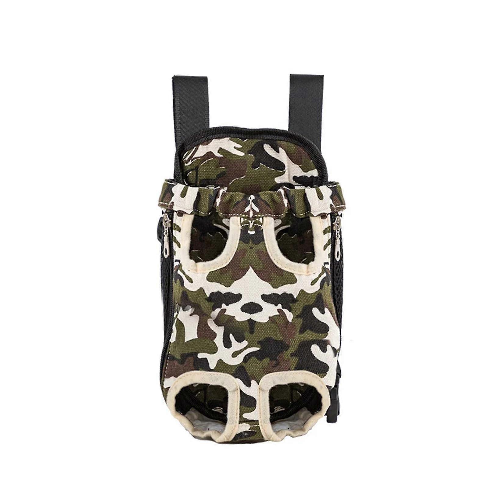 Adjustable Cat Carrier Backpack Camouflage XL 9 Kg Capacity For Cat And Small Dog Double-Shoulder Pet Bag Travel