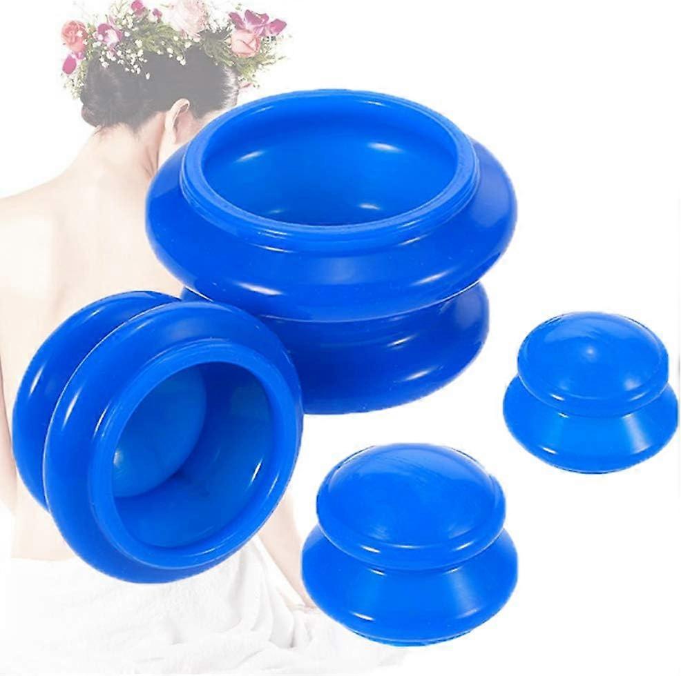 4 Size Cupping Therapy Sets Silicone - Cupping Therapy Professional St