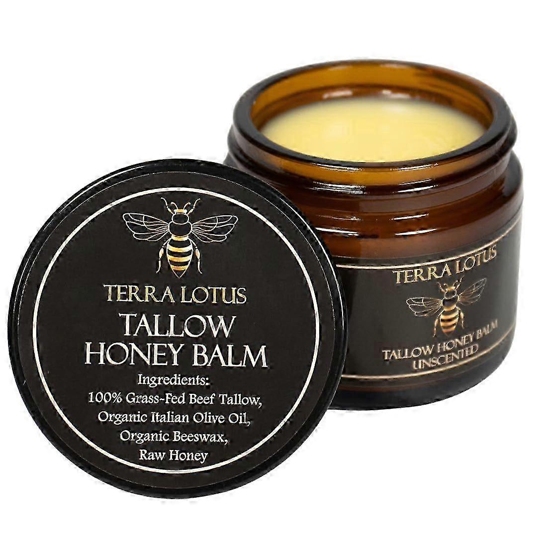 3-Pack Organic Grass-Fed Beef Tallow & Raw Honey Balm Women