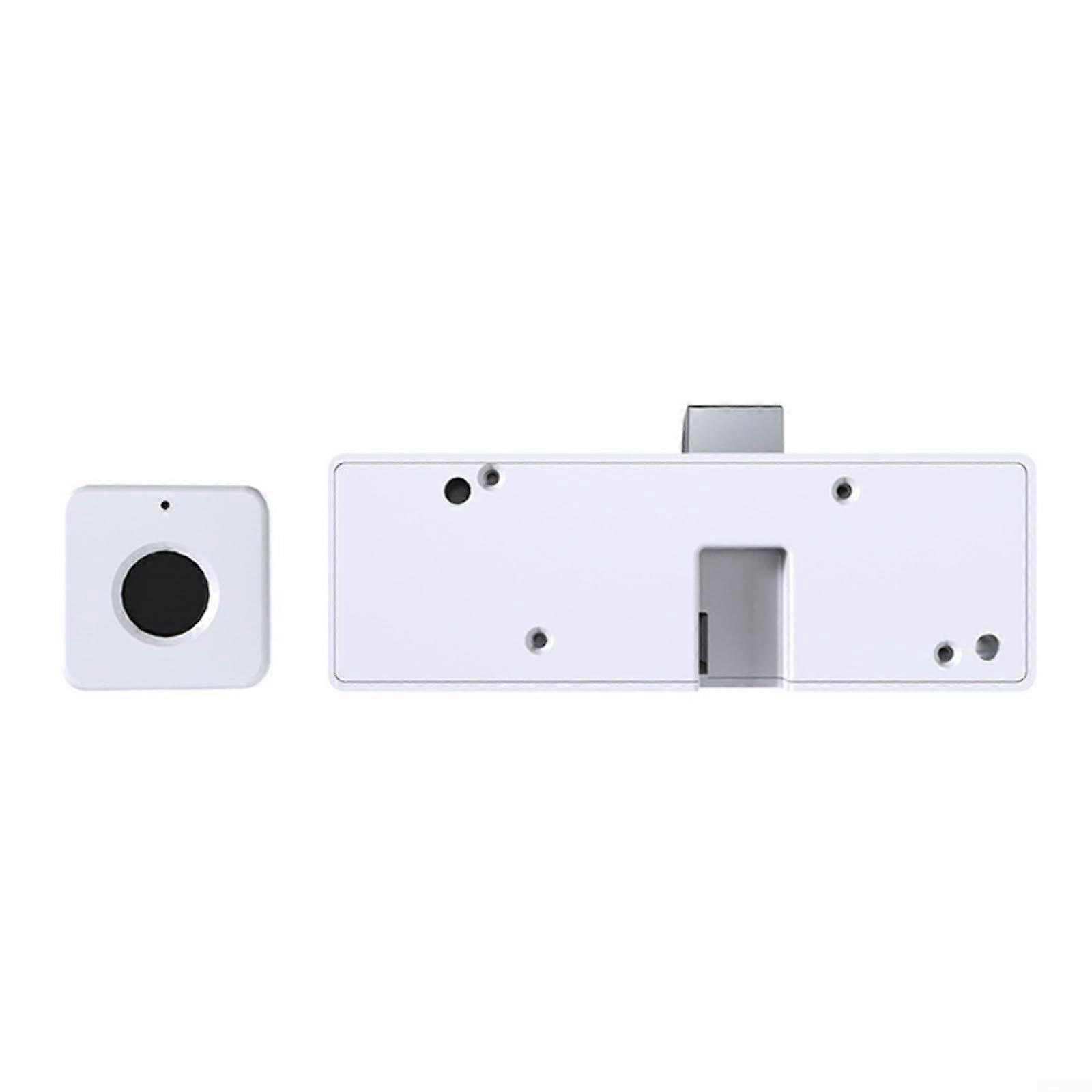 Electronic fingerprint cabinet lock with RGB display, quick unlocking, intelligent drawer lock, longlasting battery, USB charging option