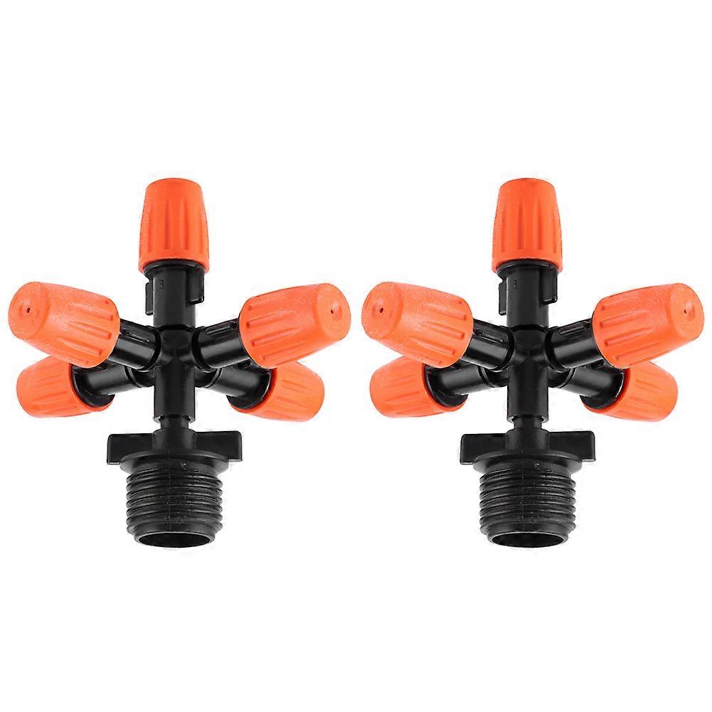 Male Thread G1/2 Garden Adjustable Misting Sprayer Nozzle Micro Drip Irrigation Sprinkler