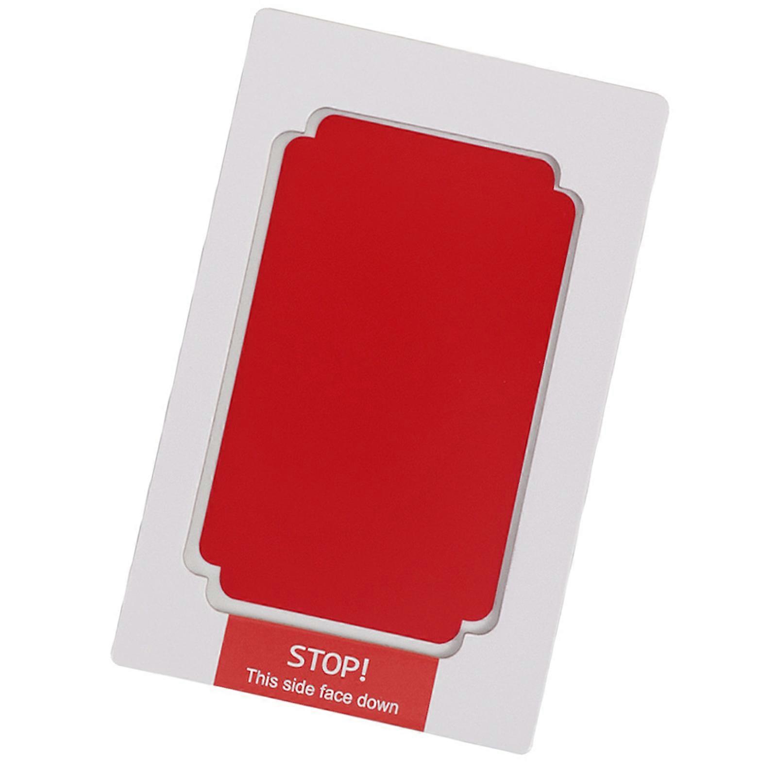 Large Inkpad for Infant Footprint & Handprint Inkless Print Baby Hand Footprint Ink Pad Fade Resistant Quick Drying Ink  Red