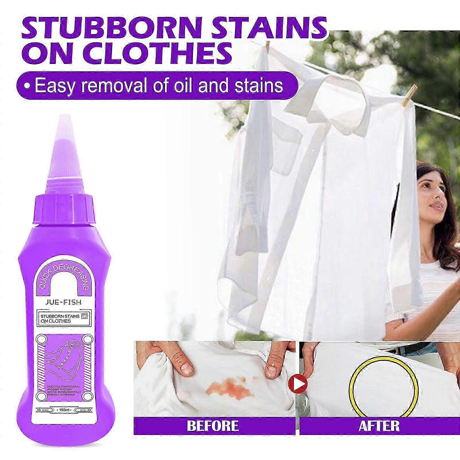 Active Enzyme Stain Remover - Deep Clean, Odor Elimination & Softness for Clothes - 150ml