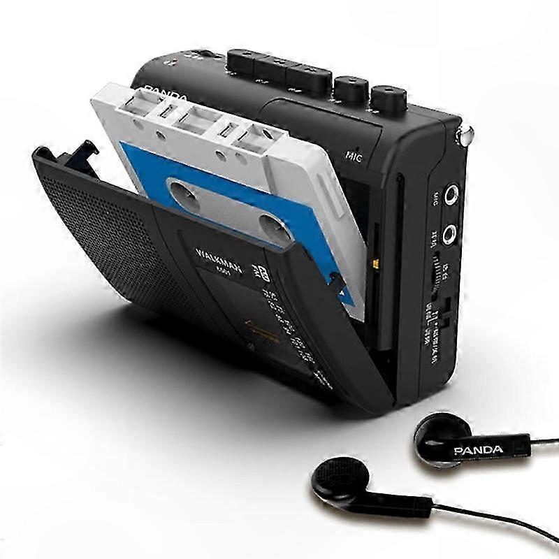 Vintage Cassette Player with AM/FM Radio and Walkman Style Design for Music Lovers