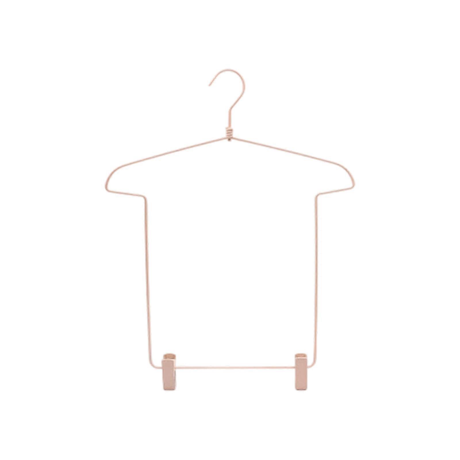 Multi Functional Wardrobes Hanger Set with Garment Clips Coat Rack Metal Construction Clothes Storage Solution Multicolor