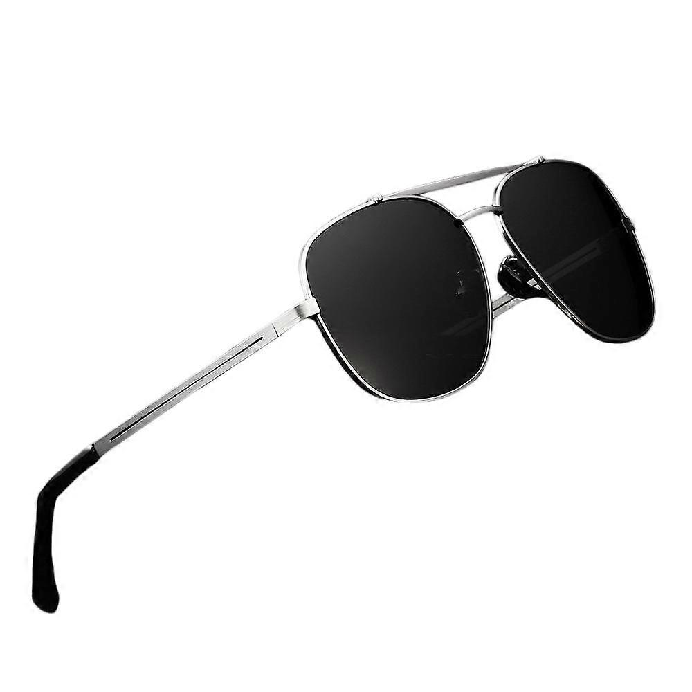 Men's square polarized sunglasses with UV400 protection, suitable for various occasions and outfits