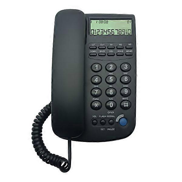 Corded Landline Phone Large Button Corded Phone with Caller ID Landline Phone for Office Hotel Reception