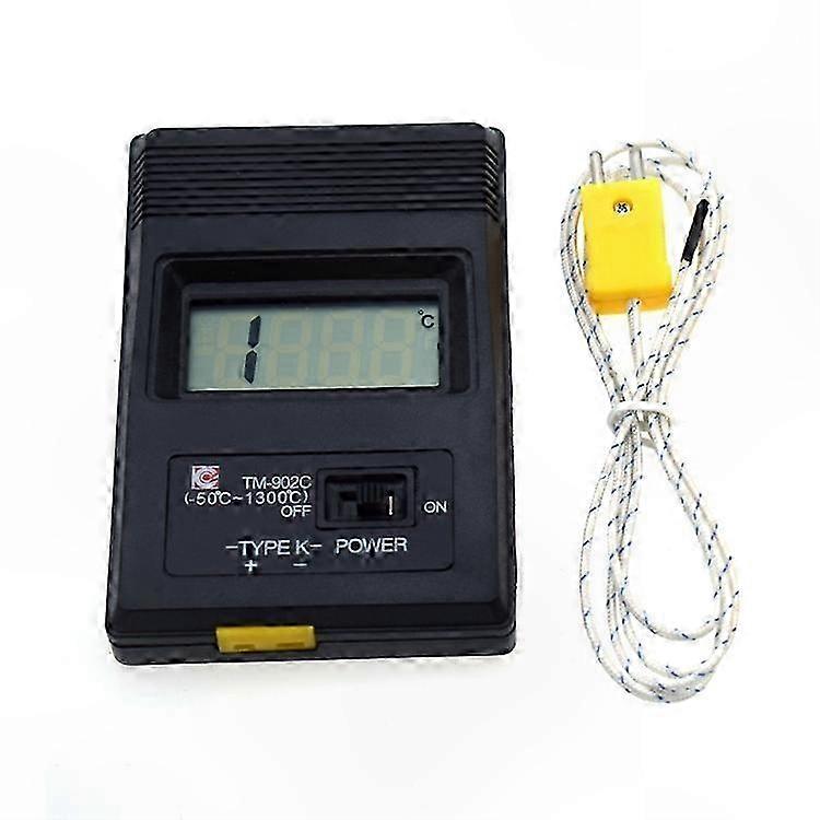 Digital Thermometer with High-Temperature Probe for Precision Measurement