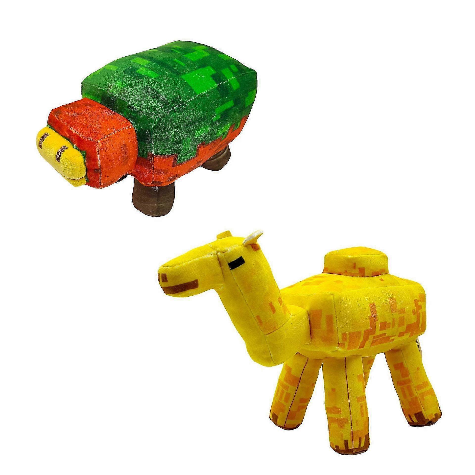 M-inecraft sniffer pixel cube turtle plush toy doll 2025