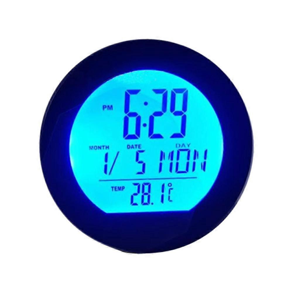 Digital Clock Solar-Powered Multi-Function Display with Long Battery Life and Temperature Resistant Shell