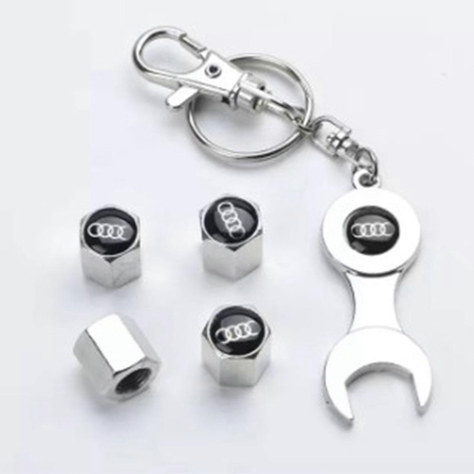 4pcs car tyre valve caps with skull head pattern