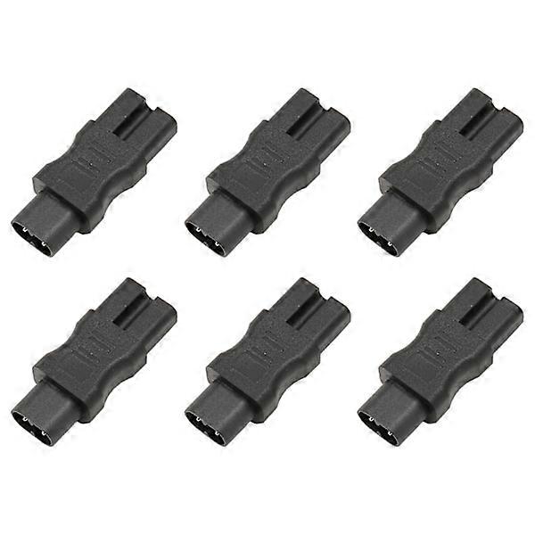 6 pcs IEC320 C8 to IEC320 C15 Power Adapter IEC320 Male C8 to Female C15 Power