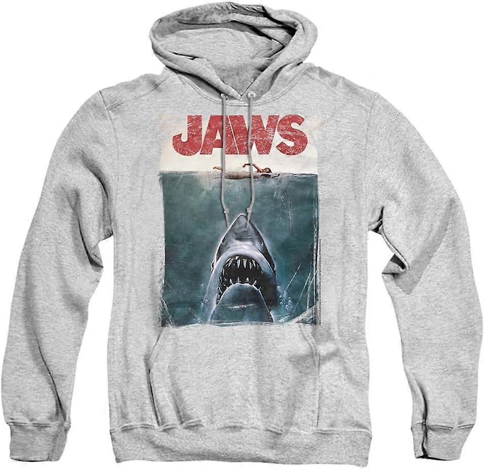 Moletom com Capuz Clássico Jaws Shark Movie Poster & Quint