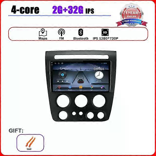 Auto Radio Player Carplay Bluetooth Suitable for Hummer H3 1 2005 - 2010 Car Stereo Head Unit 4G GPS Video Wireles Android 13 Multimedia