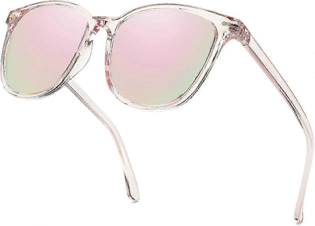 High quality  Polarized Sunglasses for Women, Square Mirrored Trendy