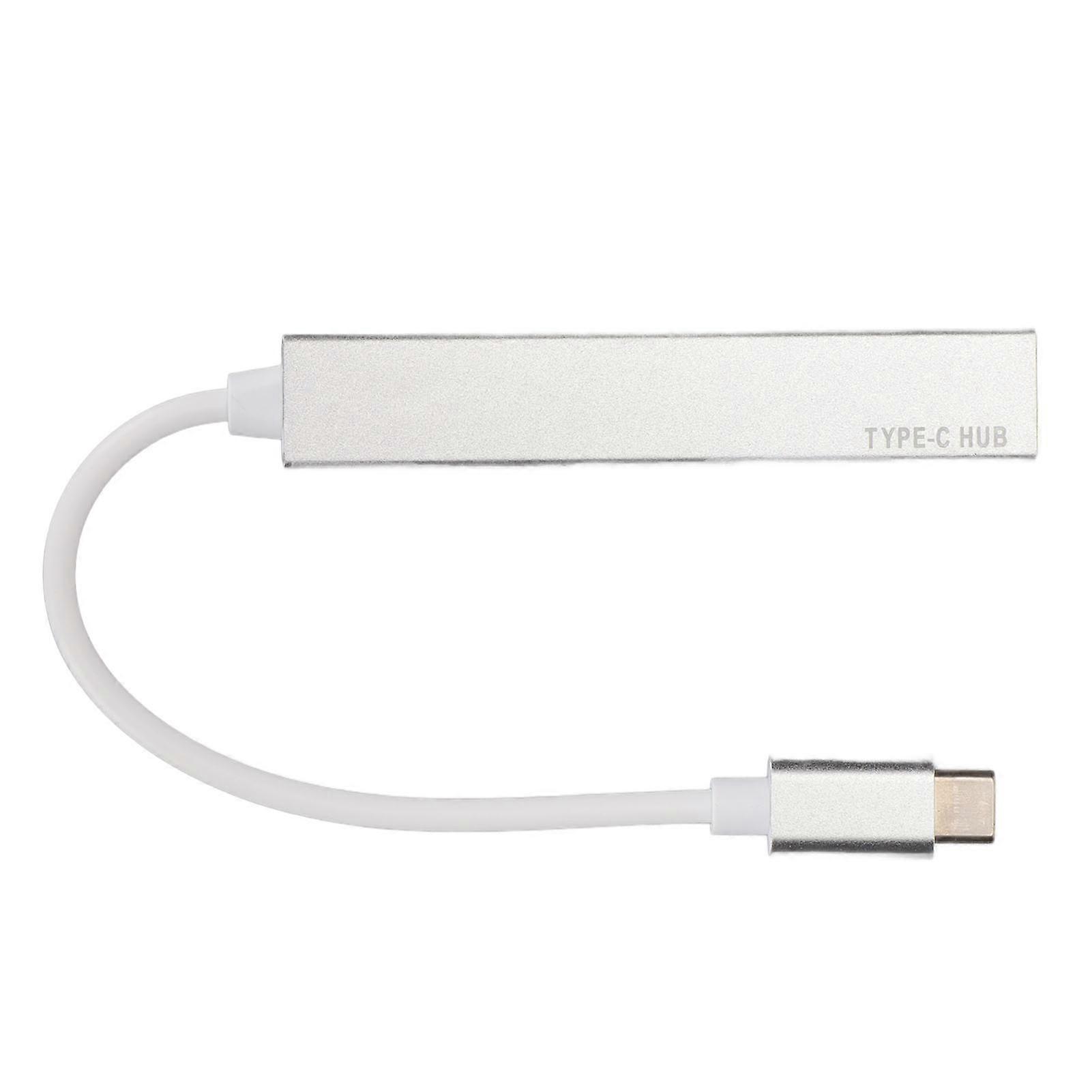 USB C Hub 4-in-1 Type C to USB3.0+3xUSB2.0 Silver 3S43-Anwintek