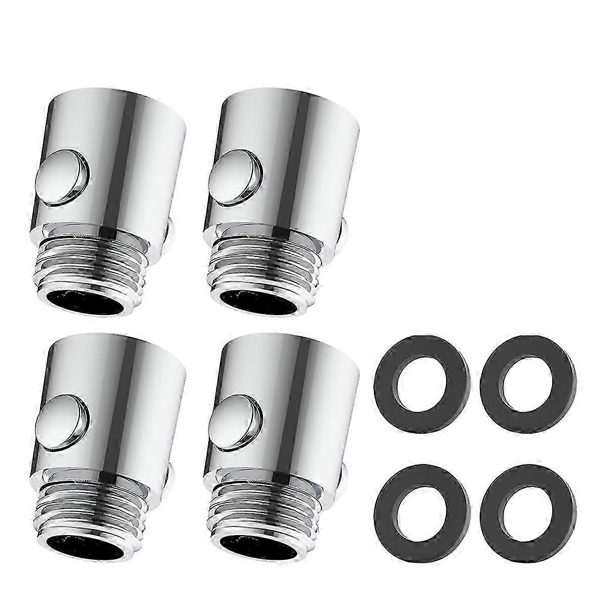 4 Piece Shut-Off Valve & Flow Limiter Shower Set for Bathroom Use. G1/2 Flow Control