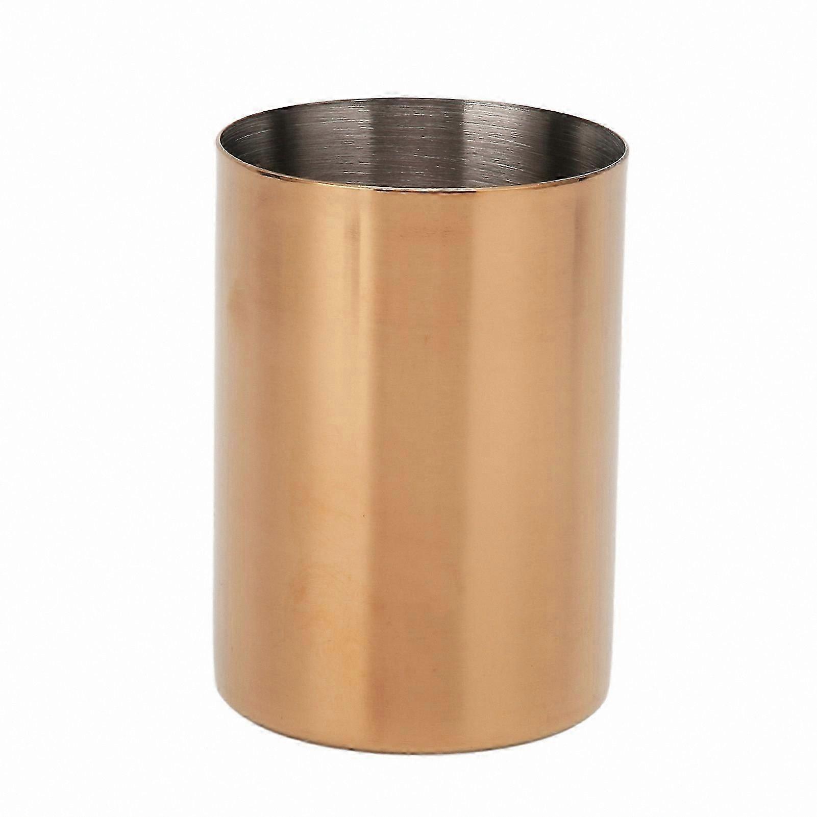 كوب جرعات عالمي من الفولاذ المقاوم للصدأ لمطاحن القهوة ، آمن للغسل في غسالة الصحون ، تشطيب ذهبي وردي