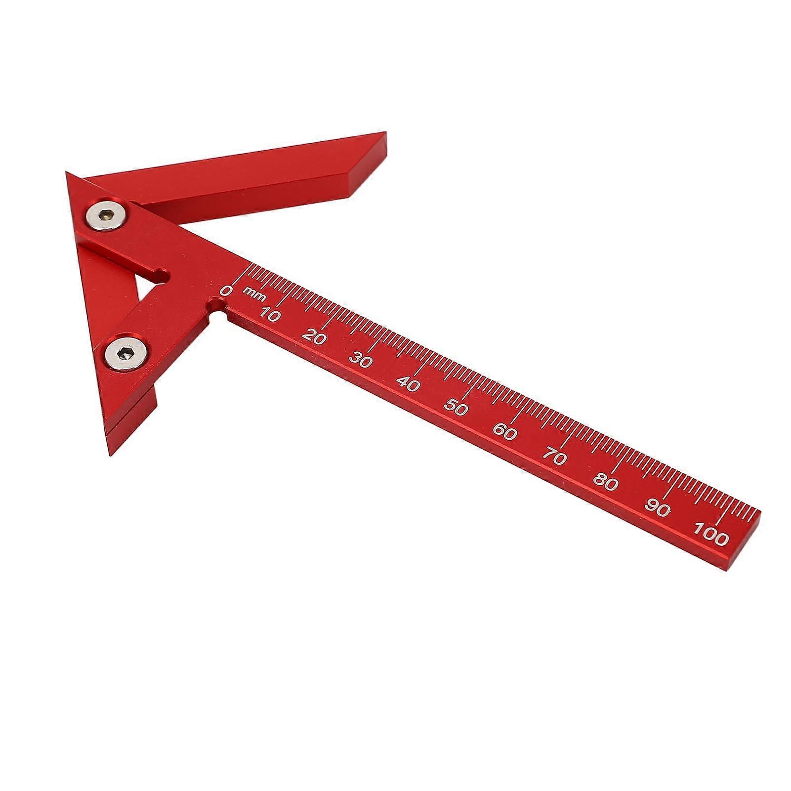 Central Angle Meter Measurement Tool Aluminum Alloy Construction Precision Carpenter Tool Woodworking Angle Gauge