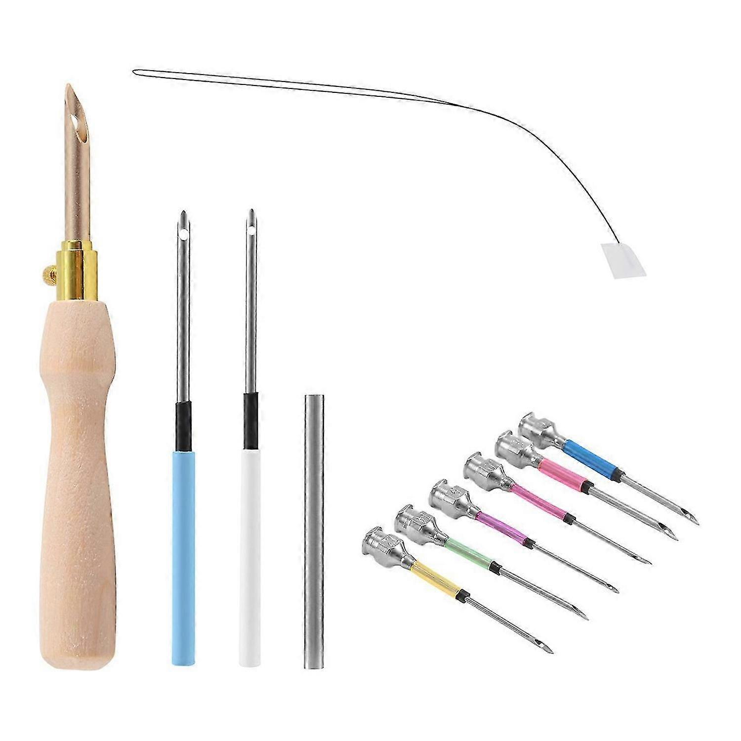 11Pcs Punch Needle Tool Kit Embroidery Stitching Punch Needle