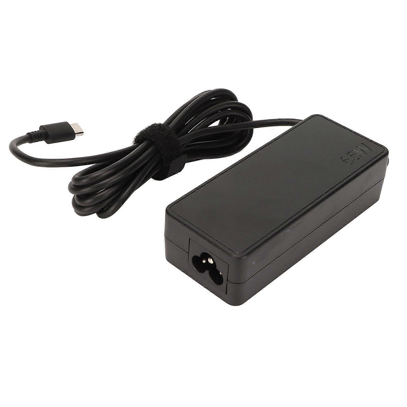 Laptop Power Adapter 20V 3.25A 65W Type C Multilayer Protection USB C Power Adapter for T480 T480s T580 X280 100240V