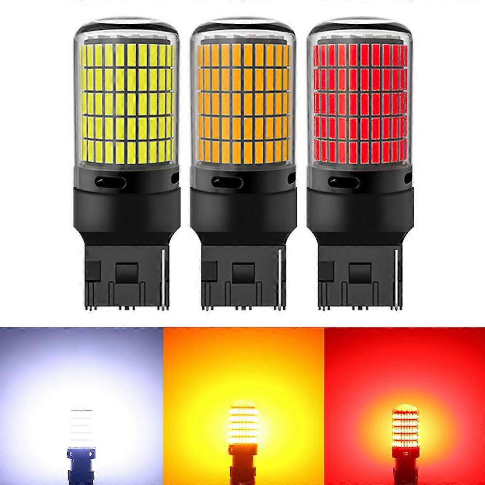 2pcs 7440 W21W 1156 BA15S P21W BAU15S PY21W P21/5W 1157 BAY15D 7443 3157 LED Bulbs 150smd CanBus Lamp Reverse Turn Signal Light