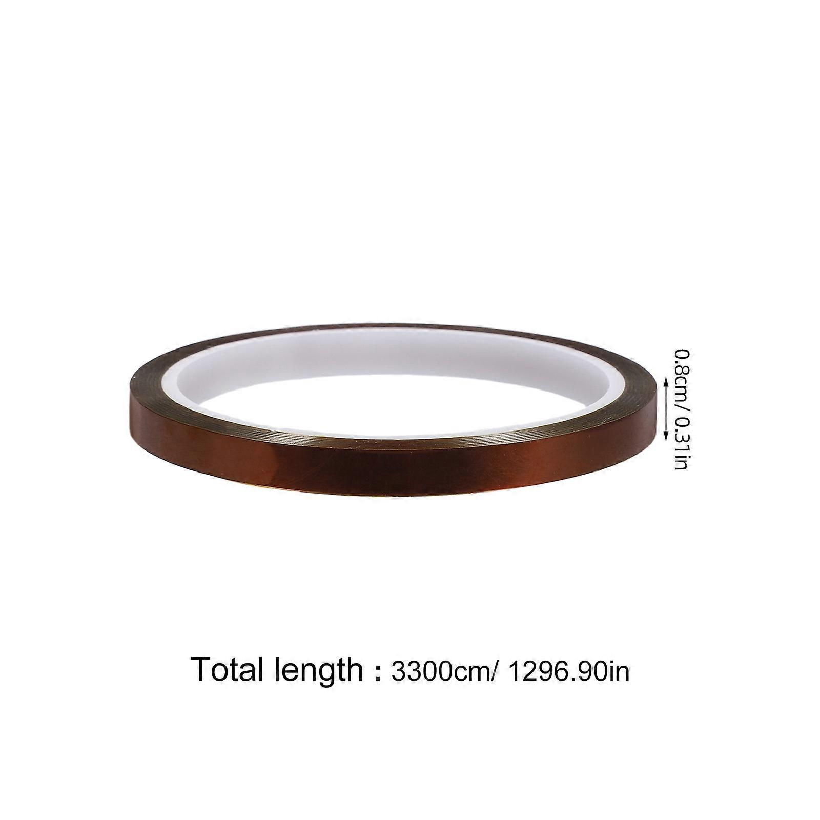 Heat Resistant Tape 3 Rolls for Heating High Temperature Adhesive Use