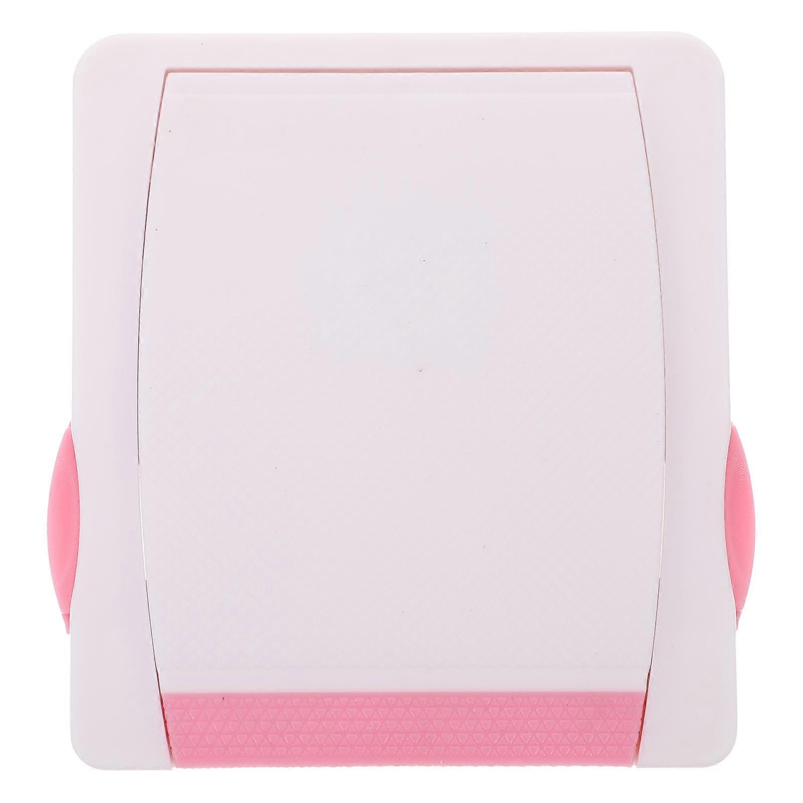Glass Sliding Door Lock Child Safety Lock for Doors Featuring Abs Pom Material Pink with Anti Vibration Buffering 1Pack