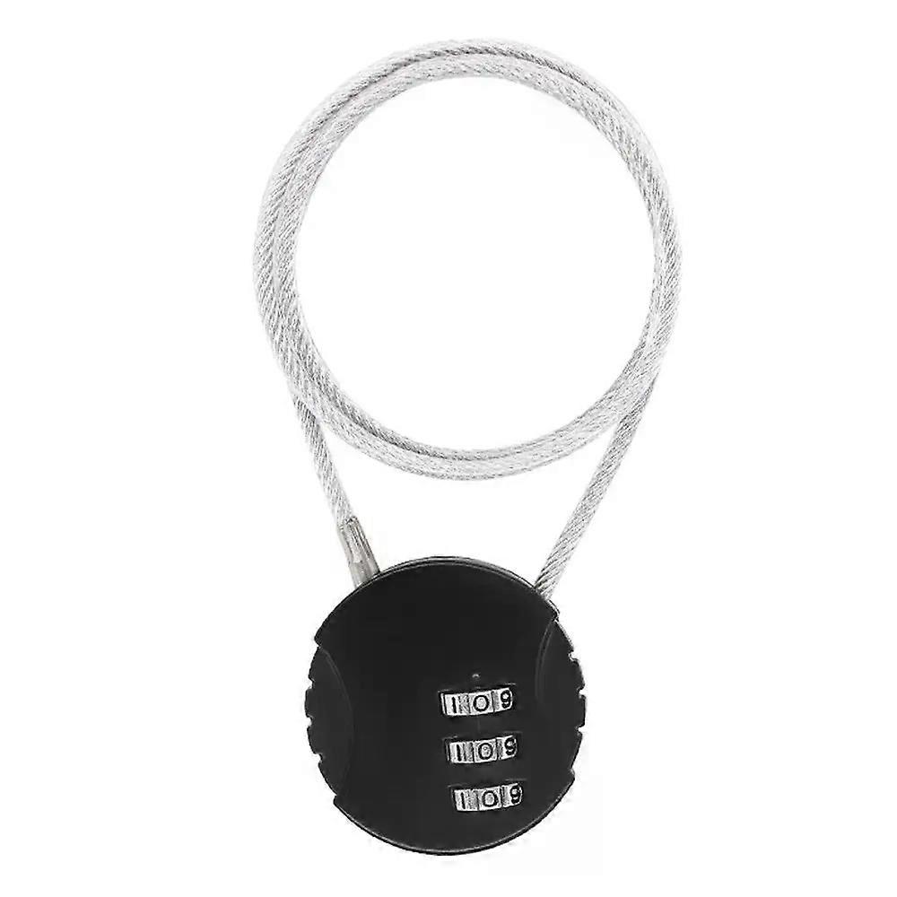 Extended Wire Rope Motorcycle Helmet Lock Anti-theft Smart Combination Lock Digit Padlock Wire Rope Padlock Code Security Lock