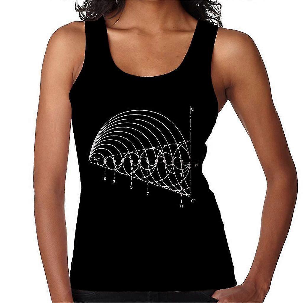 Fibonacci Graph Women's Vest - Math & Science Design