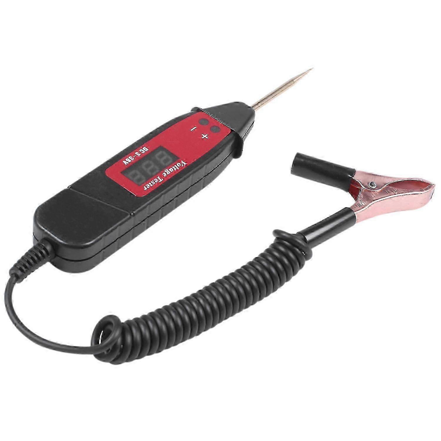 Universal 5-36v Car Digital Lcd Voltage Test Pen Professional Car Tester Pencil Detector With Led L
