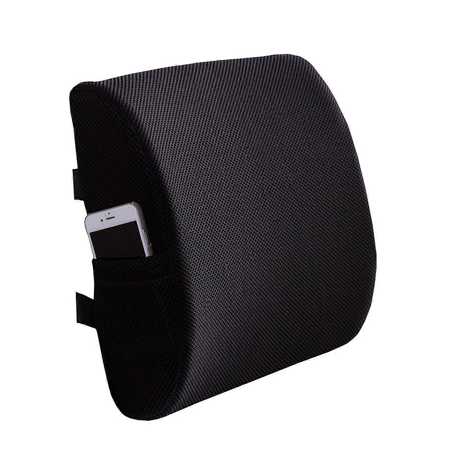 Slow rebound memory foam lumbar pillow