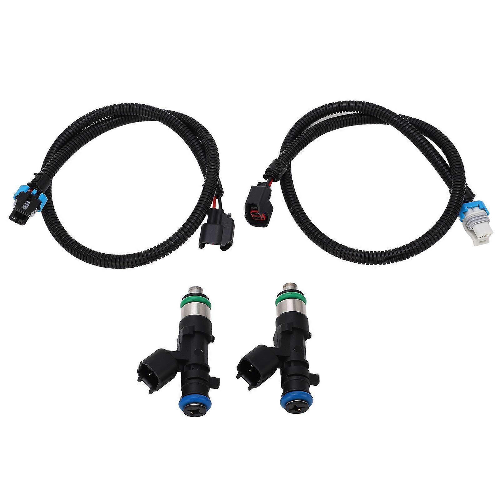 Fuel Injector Harness Set Injector Nozzle with Connection Wiring Cable Replacement for Polaris Ranger XP 800 20122013