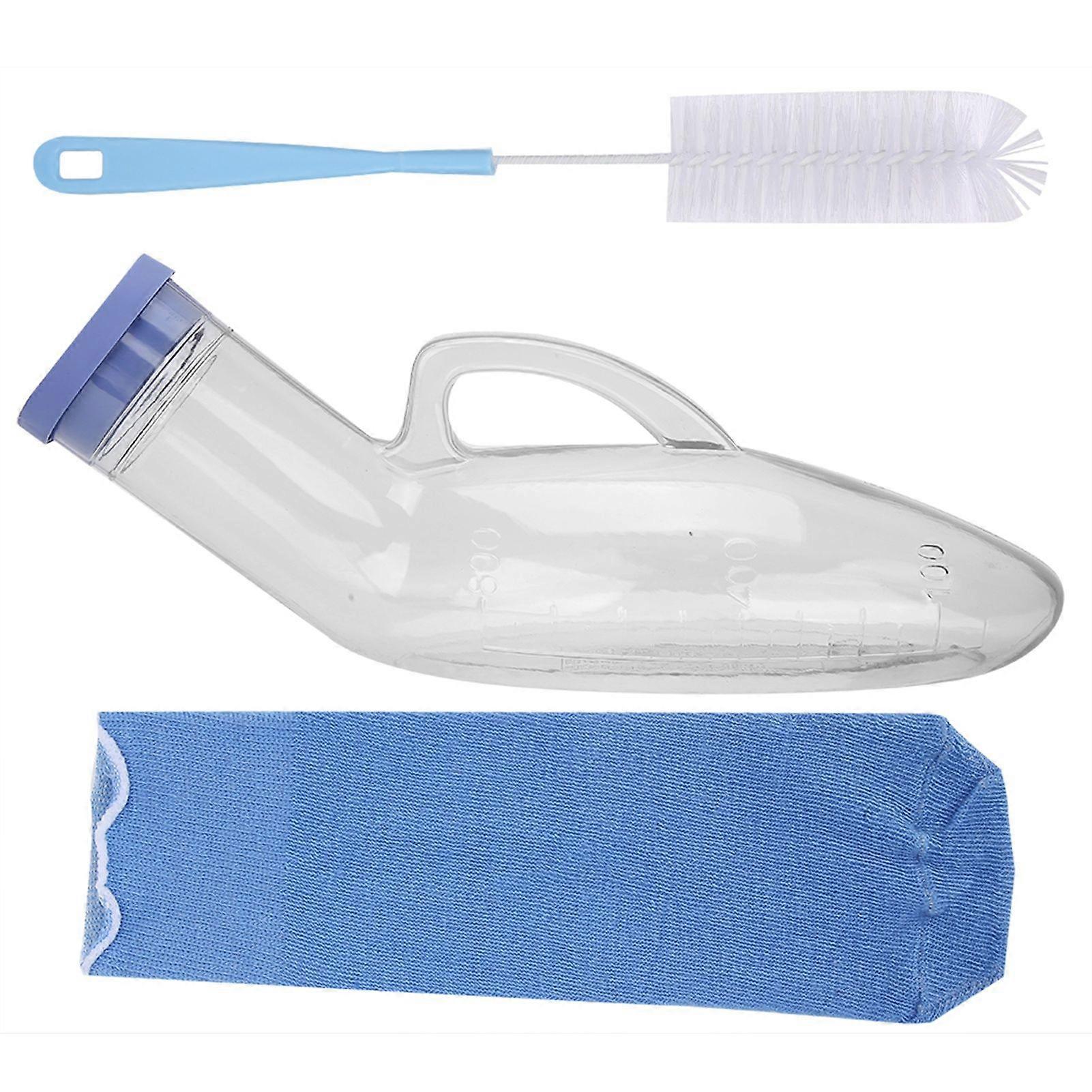 Men Urine Collector Lightweight PVC Urine Collection Funnel Pot Urination Device for Home