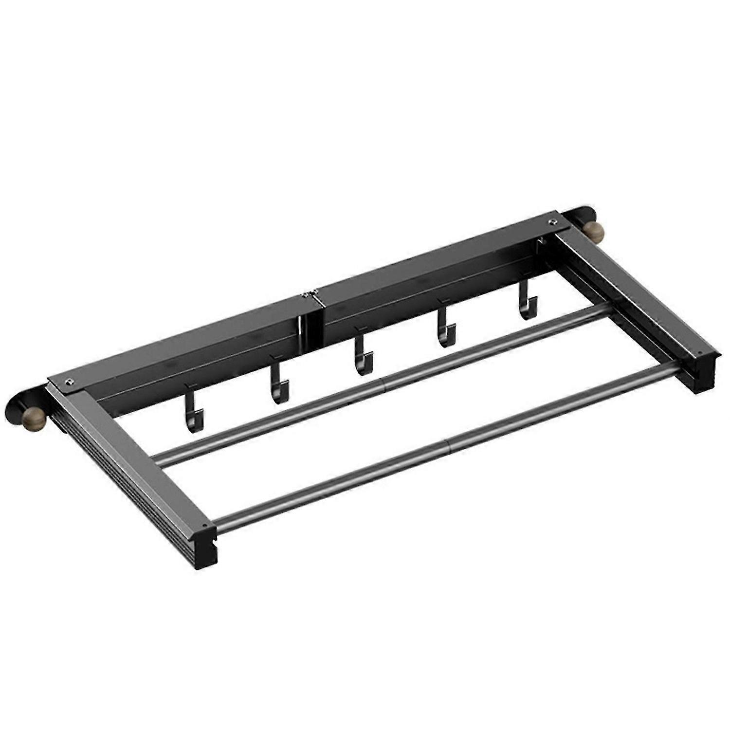 Wall Mounted Foldable Clothes Drying Rack Easy Installation Use for Living Room